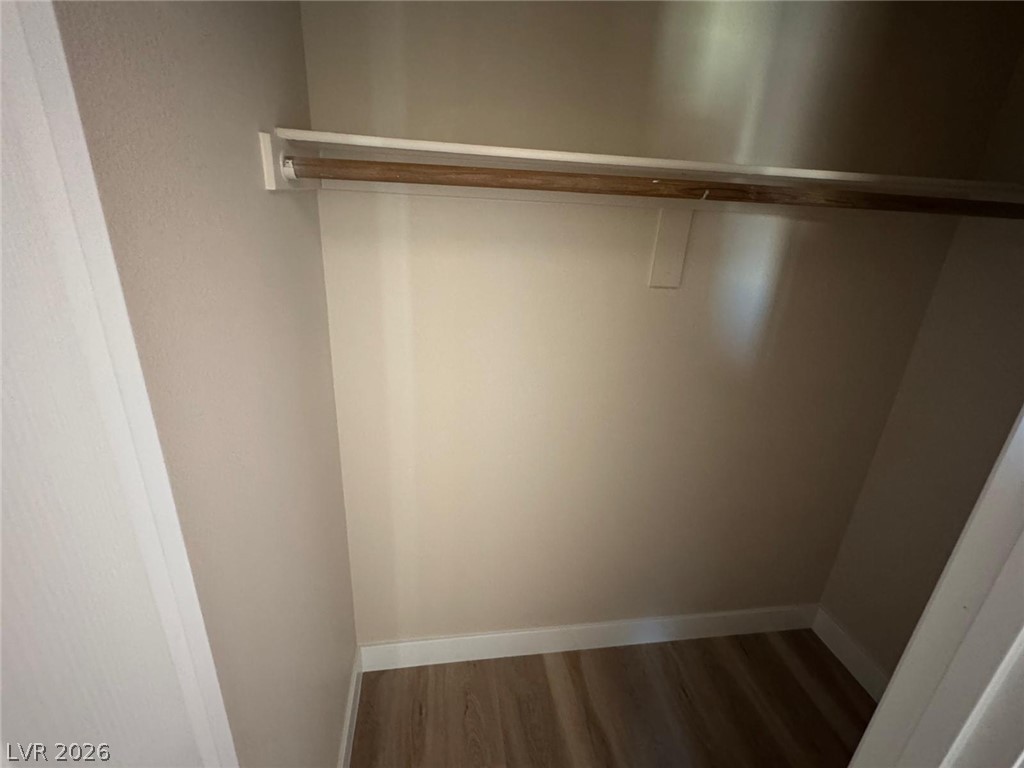 3962 Coyote Ridge Court Las Vegas, NV 89129 - Photo 30 of 35 Functional closet space offers a convenient clothing rod and overhead shelving.