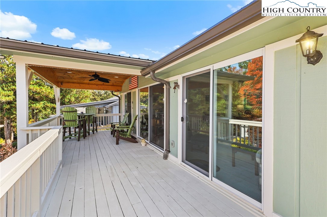 228 Snowshoe Loop Newland, NC 28657 - Photo 16 of 50 a view of two chairs in a balcony