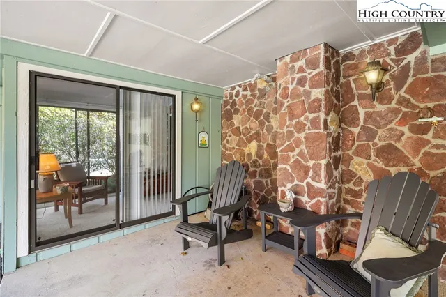 a view of a house with a porch