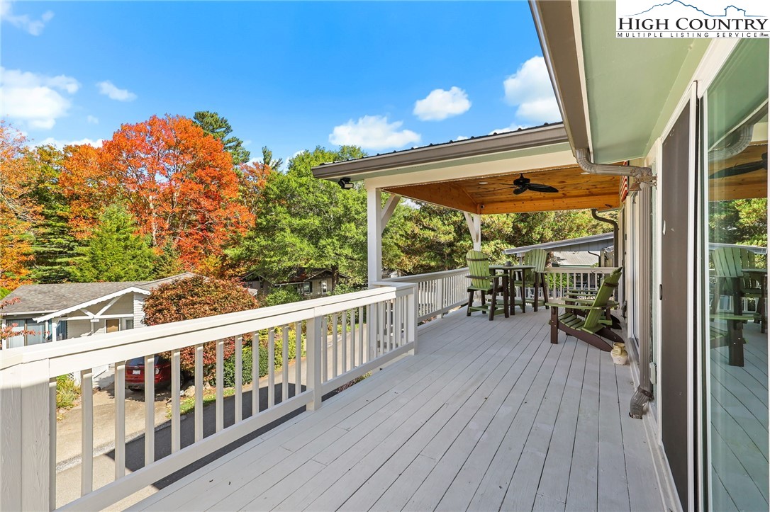 228 Snowshoe Loop Newland, NC 28657 - Photo 40 of 50 a view of a balcony with chairs