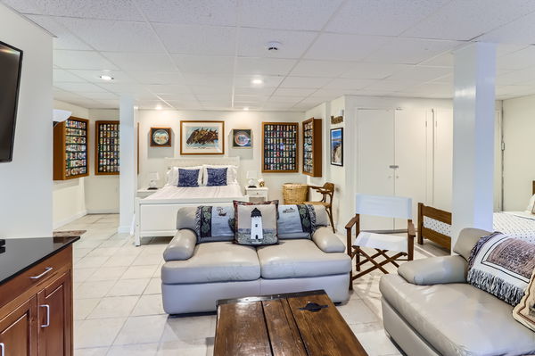 217 Barnes Road Oak Bluffs, MA 02557 - Photo 30 of 60 a living room with furniture and view of kitchen