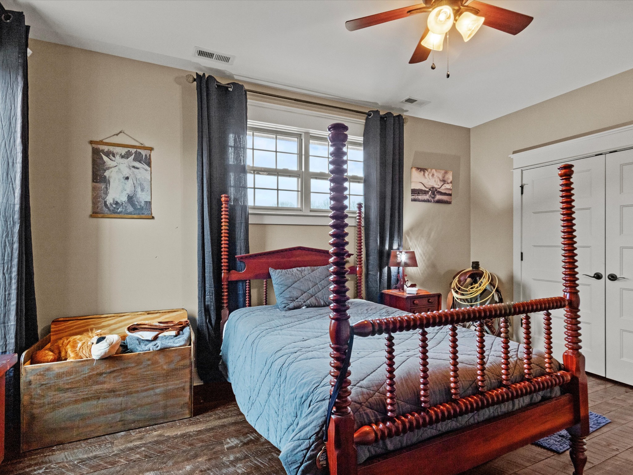 950 Puncheon Branch Road Minor Hill, TN 38473 - Photo 31 of 51 a bedroom with furniture and a window