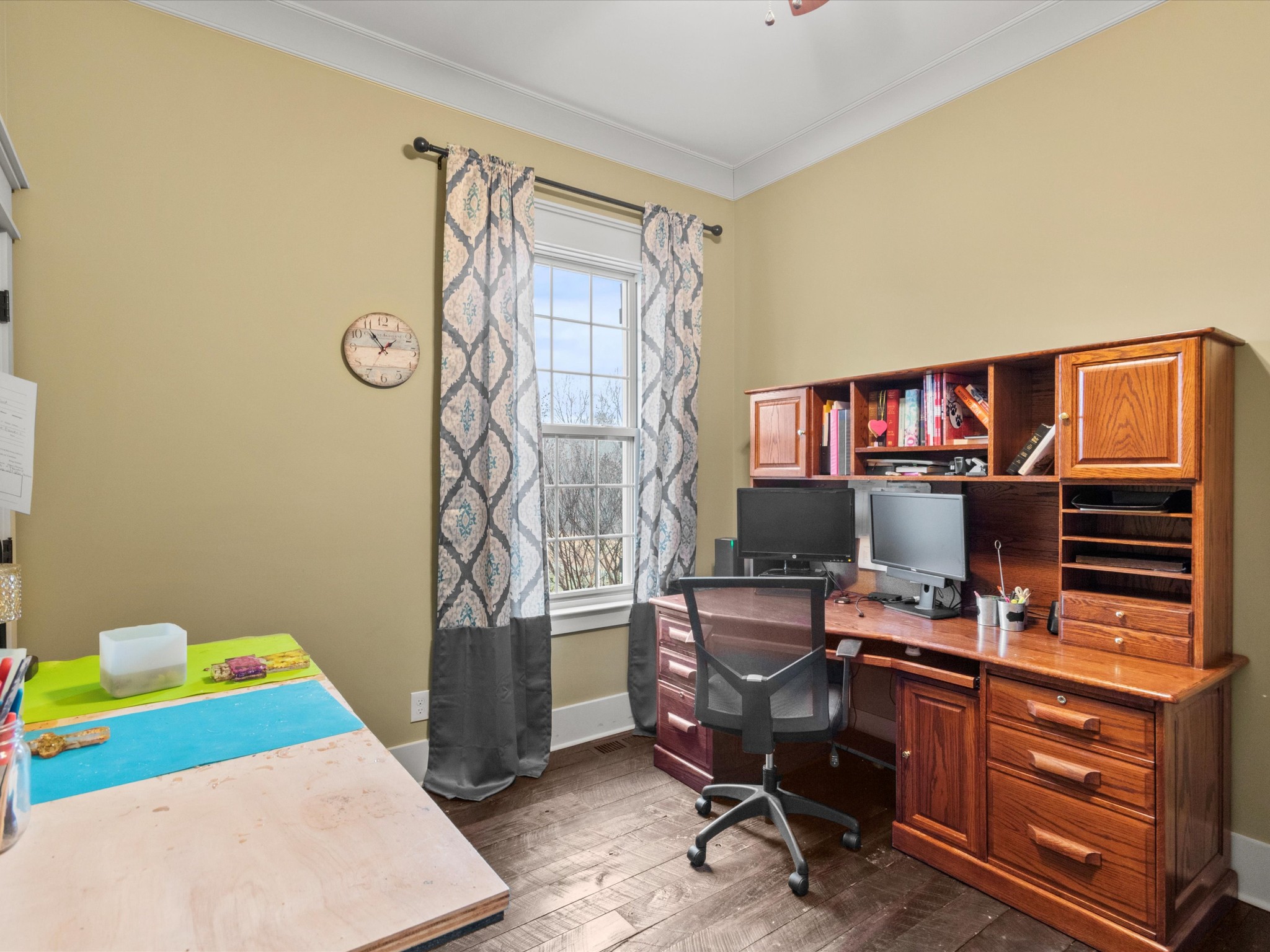 950 Puncheon Branch Road Minor Hill, TN 38473 - Photo 32 of 51 a view of a workspace with furniture and a window