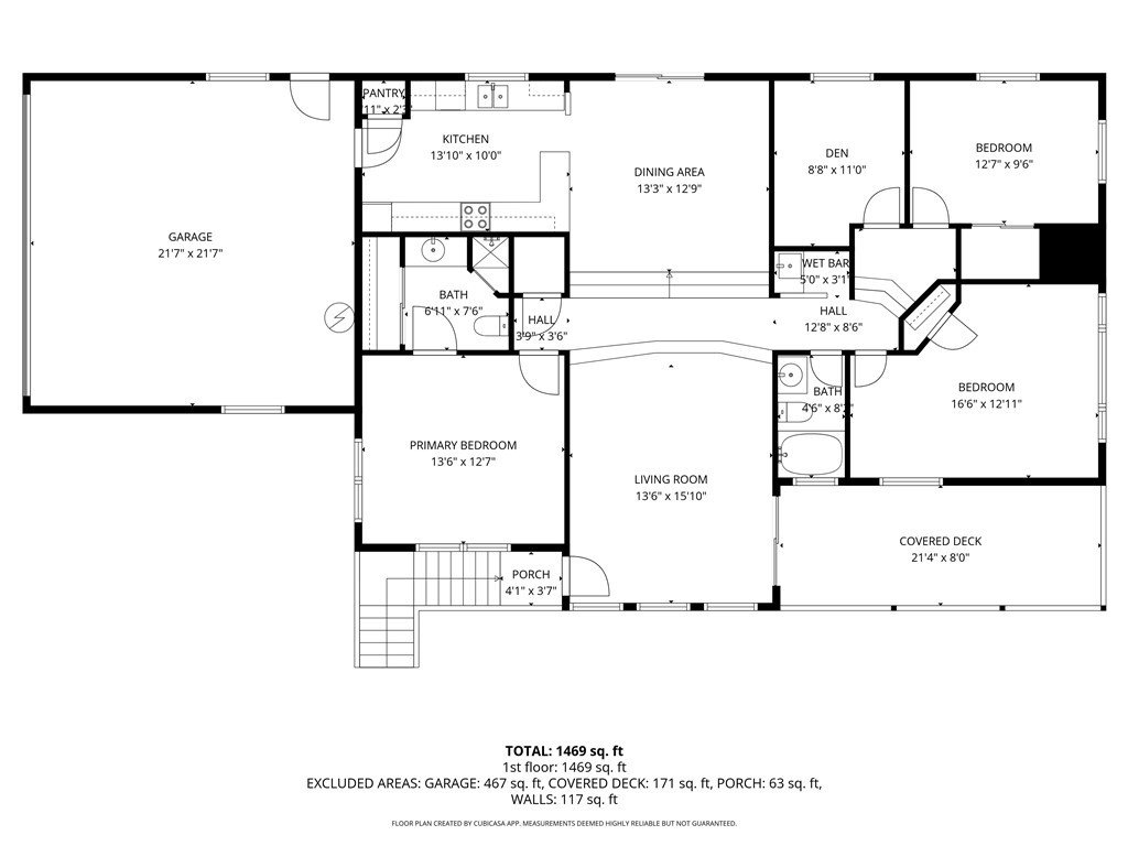 19474 Donkey Hill Road Hidden Valley Lake, CA 95467 - Photo 38 of 38 Approximate floor plan.