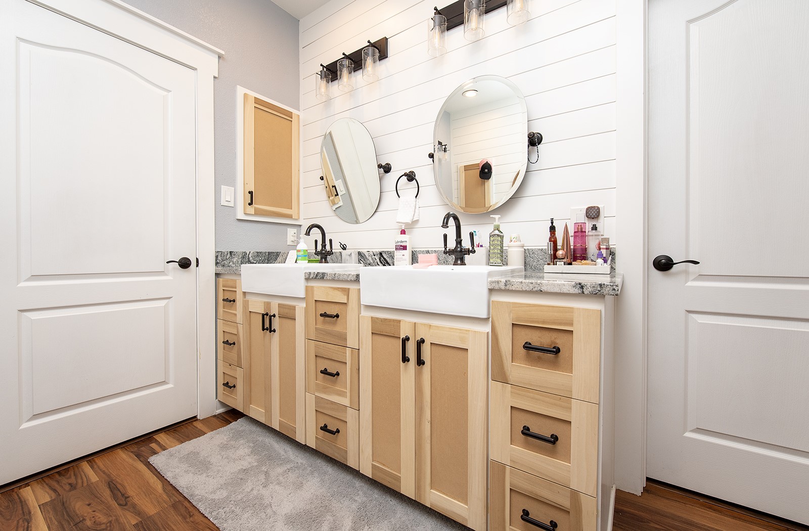 1833 County Road 305 Jarrell, TX 76537 - Photo 33 of 40 Beautiful double vanities with adjustable mirrors in master bathroom