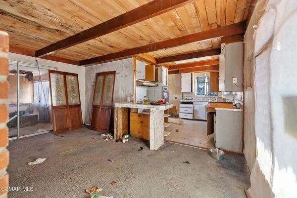 a room with storage and utility