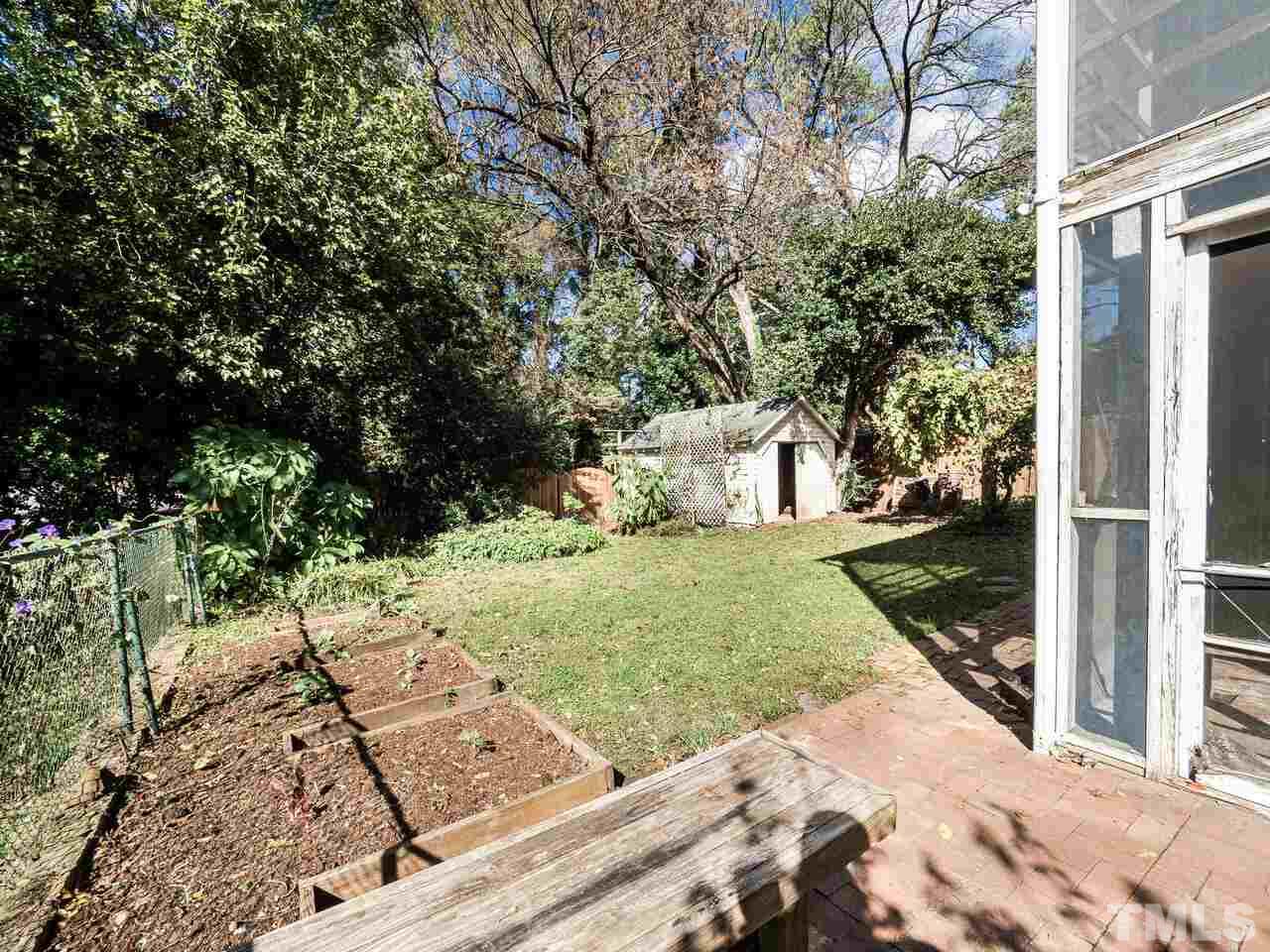 408 Morrison Avenue Raleigh, NC 27608 - Photo 29 of 29 More room for growing the season's vegetables or flowers.