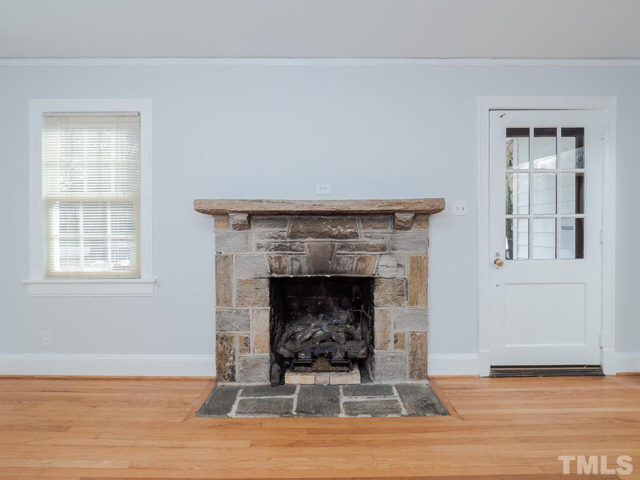 408 Morrison Avenue Raleigh, NC 27608 - Photo 5 of 29 This fireplace is constructed of rock quarried from the old Glenwood quarry near where Glenwood Village now stands.