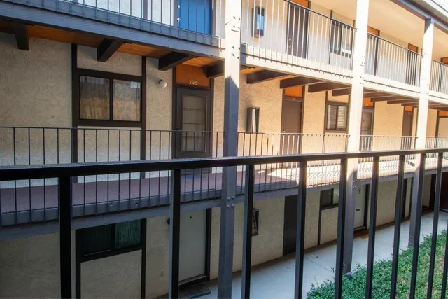 a view of building with a window