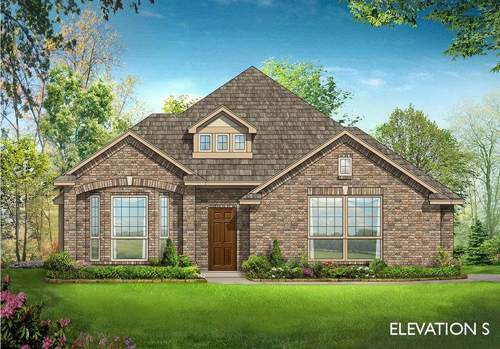 4602 Massey Meadows Way Midlothian, TX 76065 - Photo 1 of 1 a front view of a house with a garden