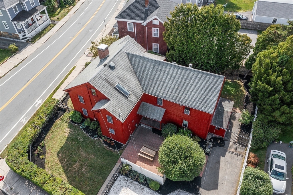 156 Hale Street Beverly, MA 01915 - Photo 34 of 42 aerial view of a house with a yard