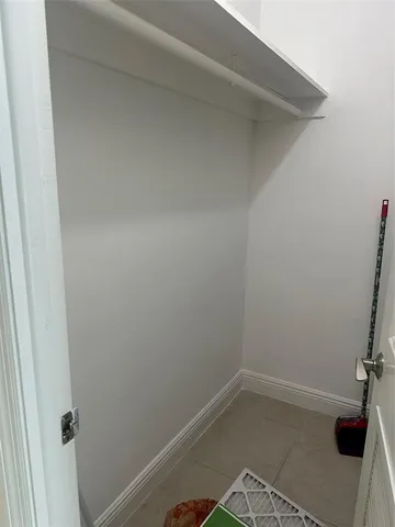 a small space with a shower