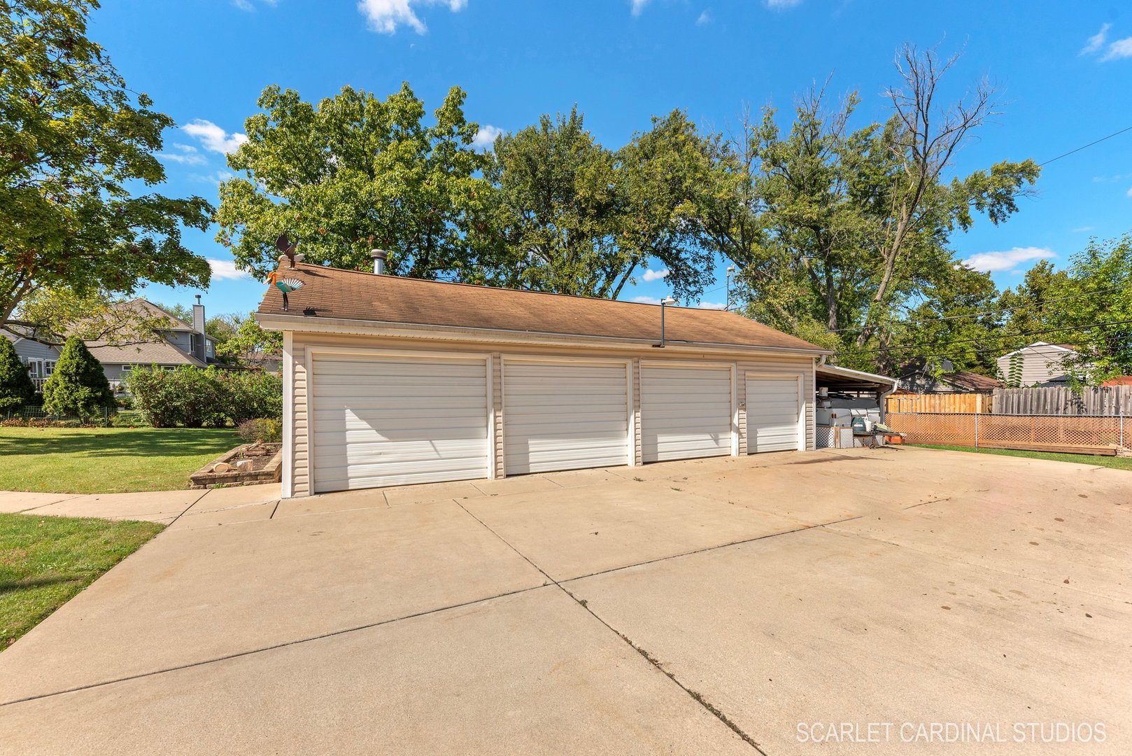 204 West Harding Road Lombard, IL 60148 - Photo 3 of 18 a view of garage and tree