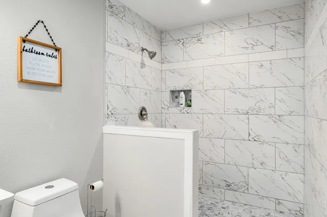 a view of a black and white wooden floor