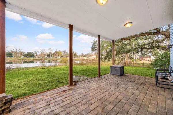 a view of a garden from a living room