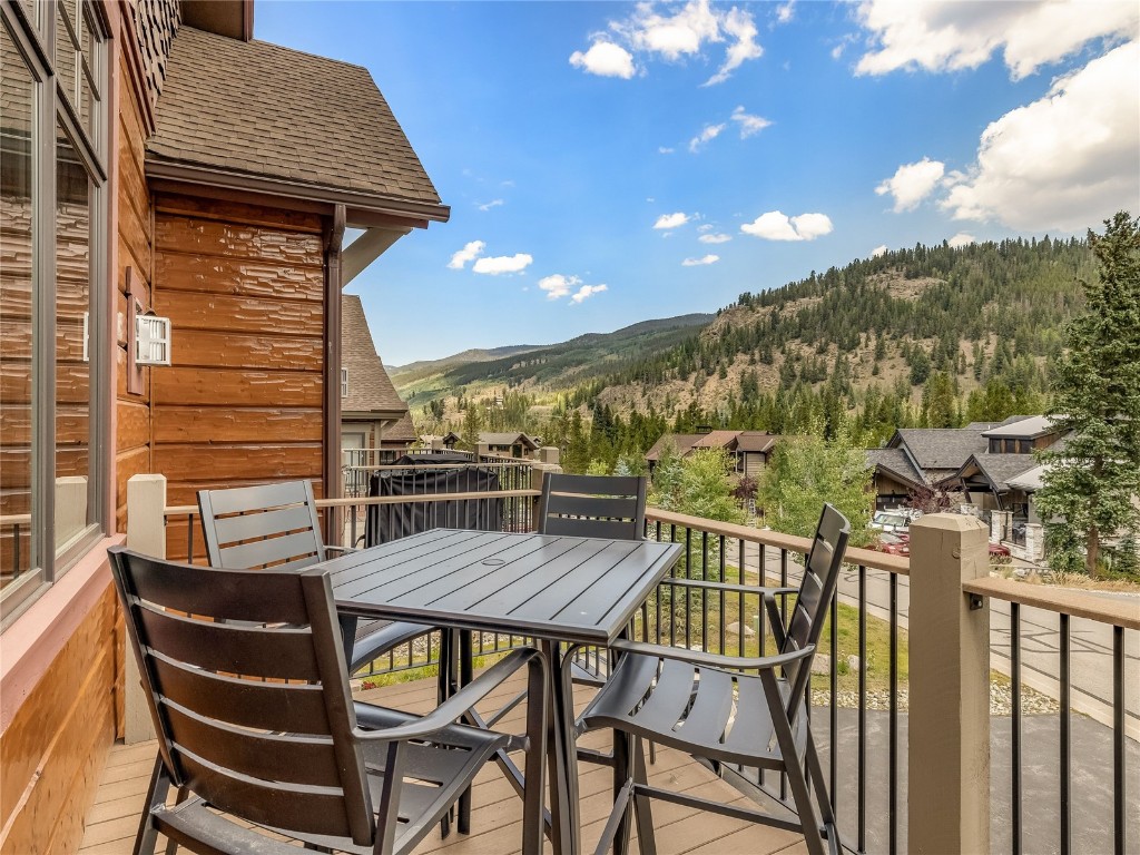 68 Independence Lane Keystone, CO 80435 - Photo 14 of 43 a view of a roof deck with furniture