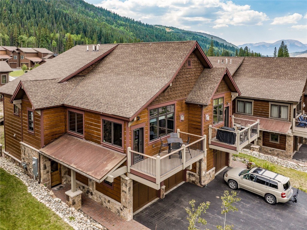 68 Independence Lane Keystone, CO 80435 - Photo 17 of 43 a aerial view of a house with a yard and balcony