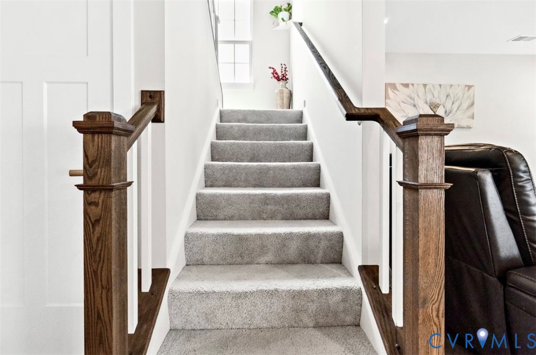 16043 Cambria Cove Boulevard Midlothian, VA 23112 - Photo 15 of 44 a view of entryway and hall with wooden floor