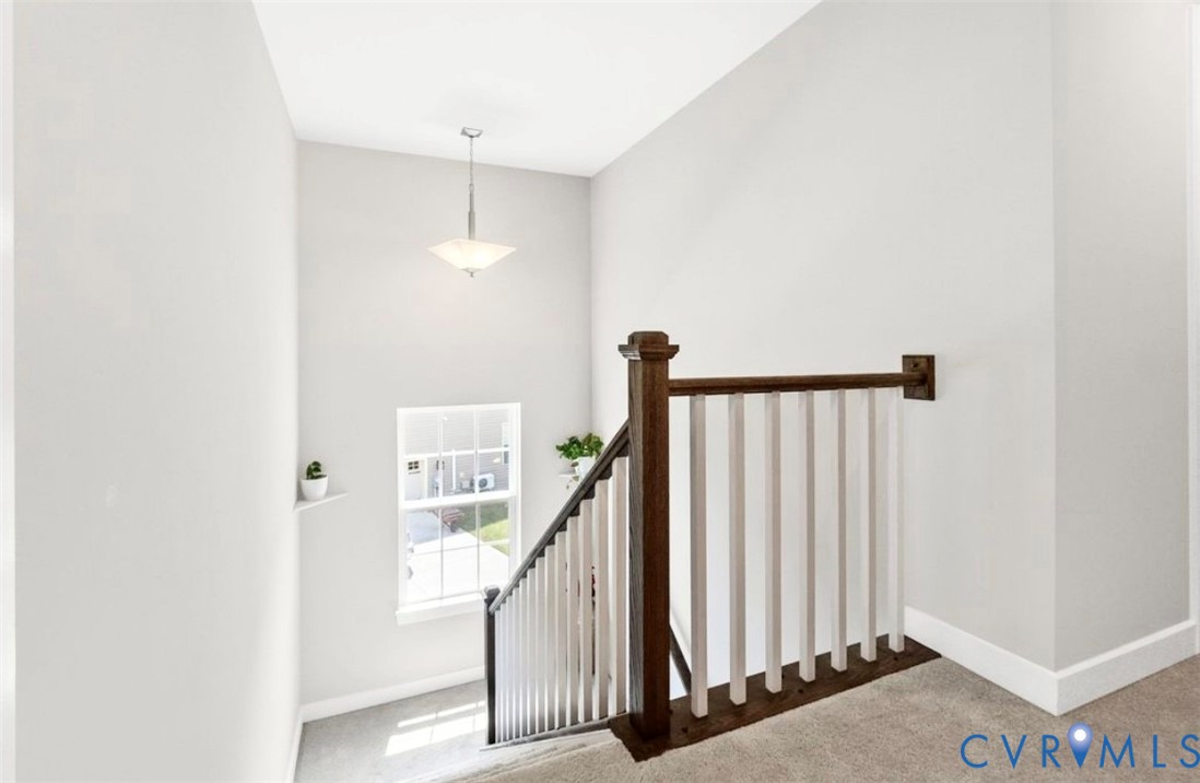 16043 Cambria Cove Boulevard Midlothian, VA 23112 - Photo 21 of 44 a view of a hallway with staircase