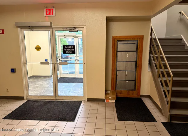a view of an entryway door