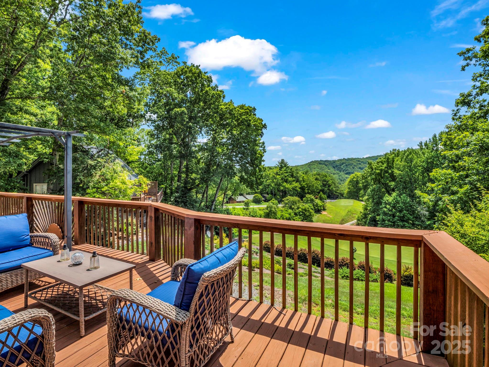 188 Fern Loop Lake Lure, NC 28746 - Photo 7 of 48 a view of a patio in a balcony