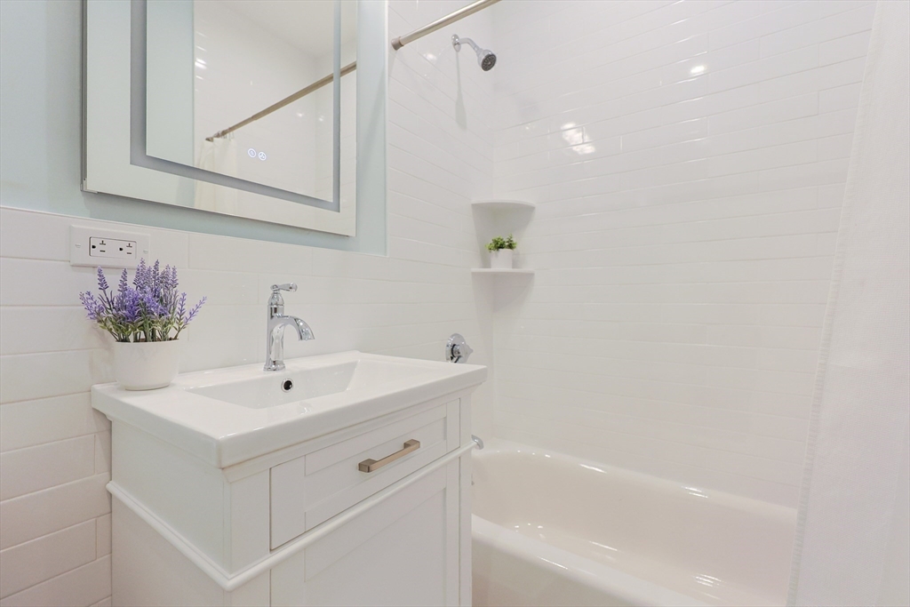 28 Inman Street, Unit 4 Cambridge, MA 02139 - Photo 24 of 32 a bathroom with a sink and a bathtub