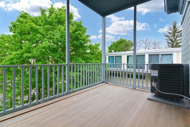 a view of a house with a balcony
