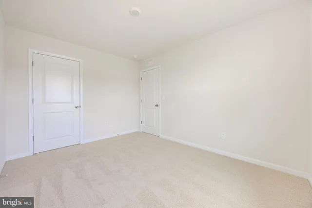 a view of an empty room