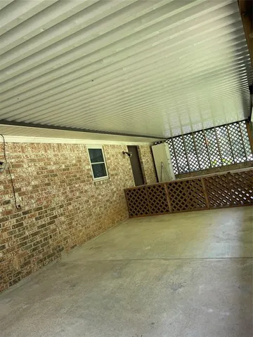 a view of storage and utility room