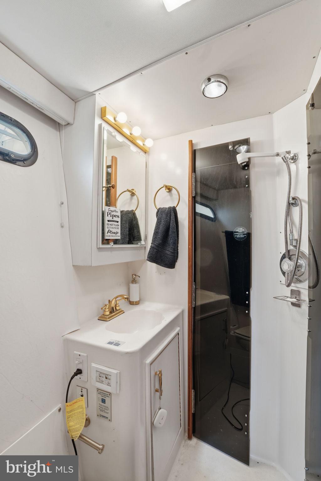 650 Wharf Street Southwest, Unit X48 Washington, DC 20024 - Photo 22 of 42 a bathroom with a sink and a mirror