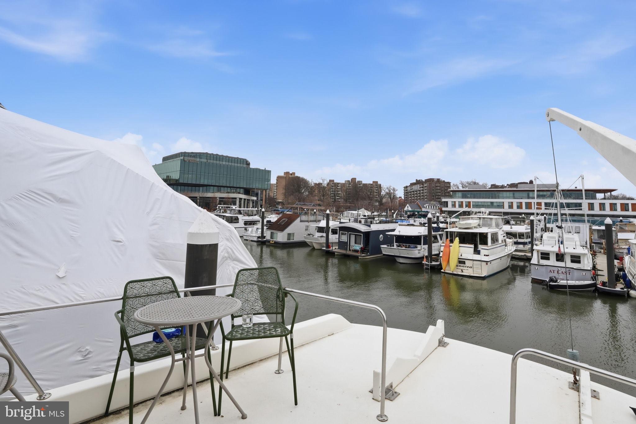 650 Wharf Street Southwest, Unit X48 Washington, DC 20024 - Photo 24 of 42 a view of a lake with a table and chairs