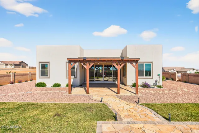 a outdoor space with furniture