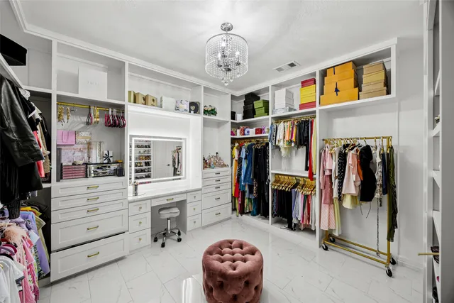 a view of a garden with an outdoor space