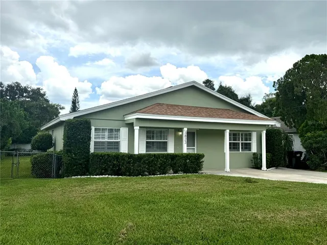 front view of house with a yard