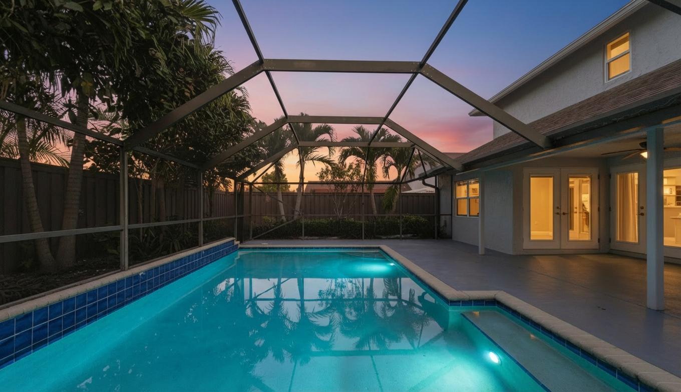 22577 Blue Fin Trail Boca Raton, FL 33428 - Photo 35 of 45 Screened Pool