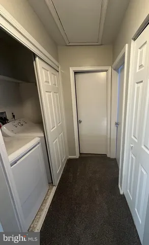 a view of utility room with washer and dryer