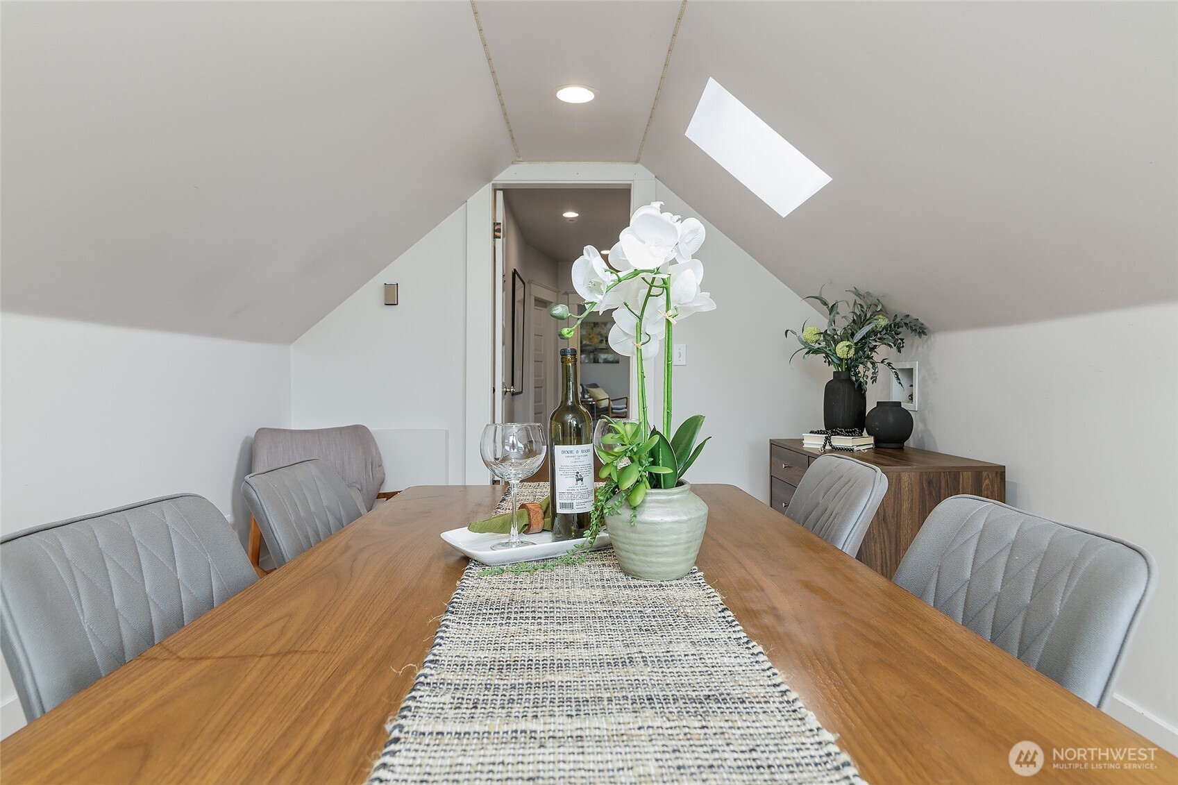 3624 Whitman Avenue North, Unit 4 Seattle, WA 98103 - Photo 19 of 39 a living room with furniture flowerpot and wooden floor