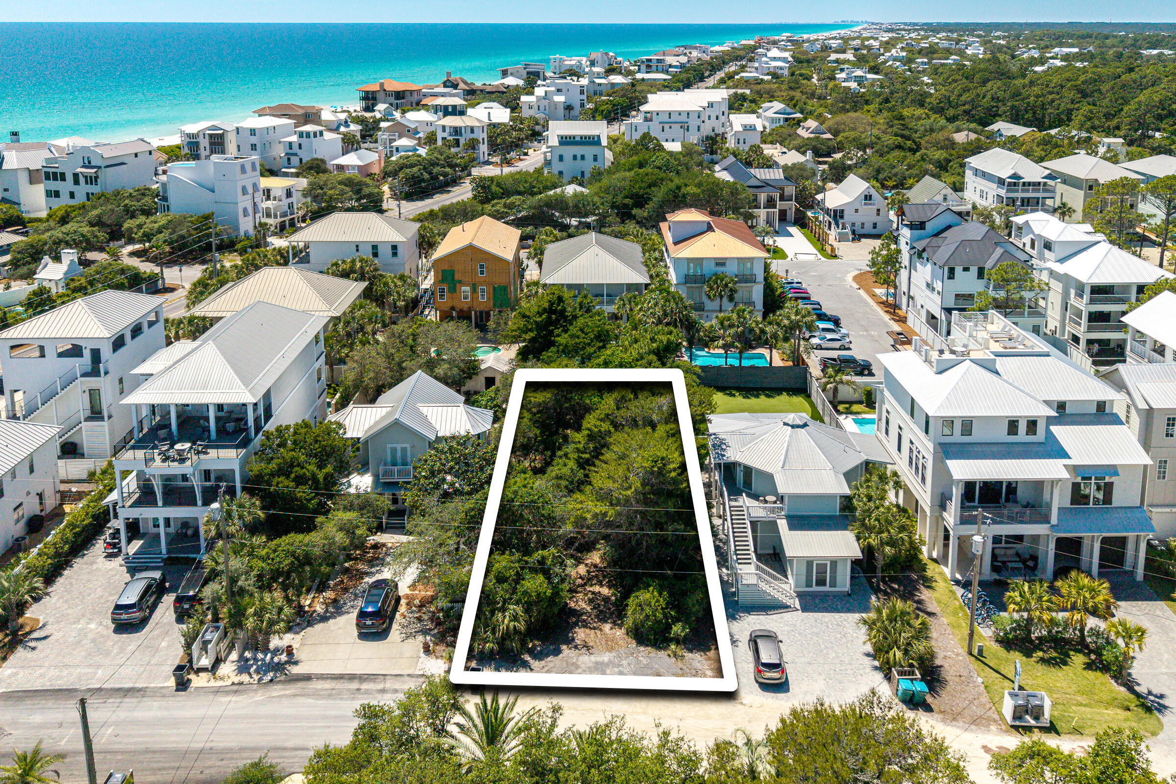Lot2-blk18 Montigo Avenue Santa Rosa Beach, FL 32459 - Photo 5 of 24 an aerial view of multiple house