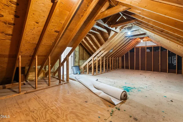 an empty room with a empty space and windows