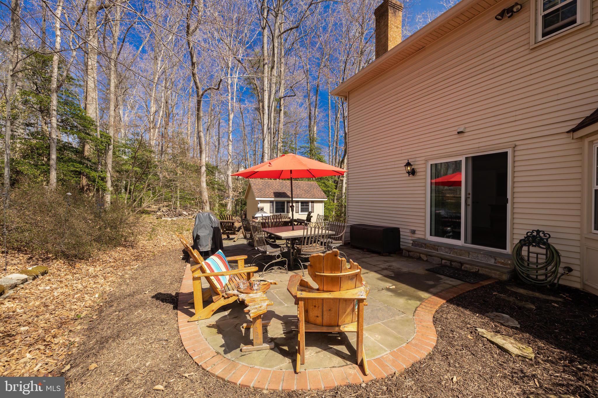 7736 Huntsman Boulevard Springfield, VA 22153 - Photo 57 of 70 Patio overlooks parkland