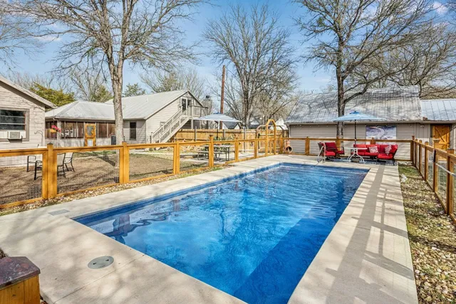 a view of outdoor space with seating area