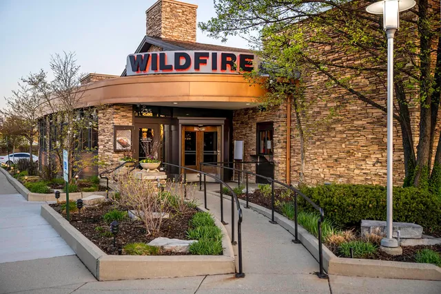 a view of a building entrance