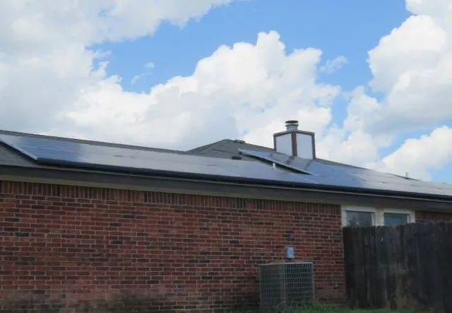 a close view of a fireplace