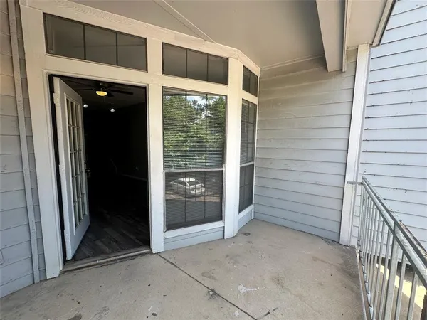 a view of balcony