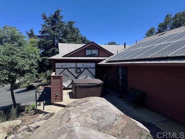 12993 Old Barona Road Lakeside, CA 92040 - Photo 29 of 48 a front view of a house with sitting space