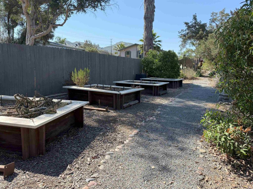 12993 Old Barona Road Lakeside, CA 92040 - Photo 33 of 48 a view of a backyard with sitting area