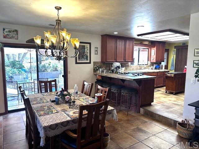 12993 Old Barona Road Lakeside, CA 92040 - Photo 9 of 48 a view of a dining room with furniture window and outside view