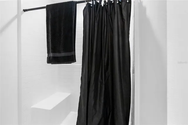 a close view of a black door