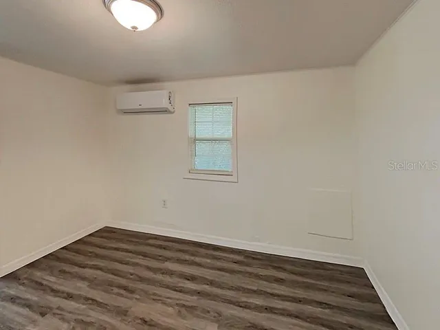 wooden floor in an empty room