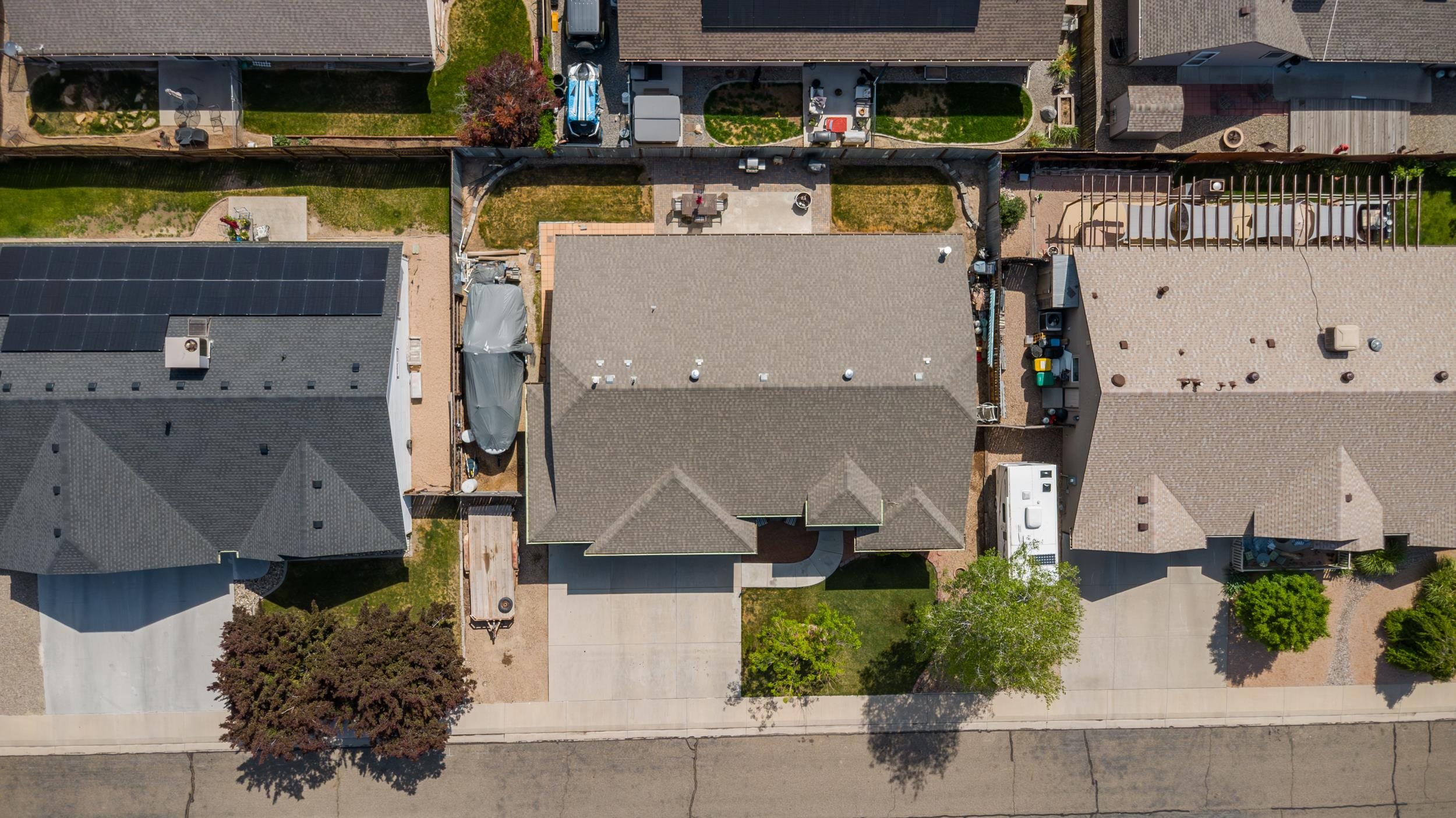 544 Hemlock Drive Fruita, CO 81521 - Photo 33 of 36 an aerial view of a houses with outdoor space